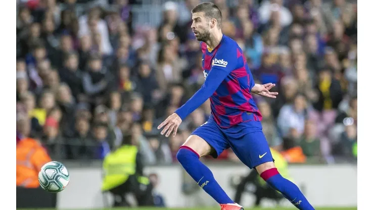 Piqué en el Barcelona.