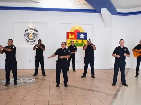 Policías combaten el coronavirus con música