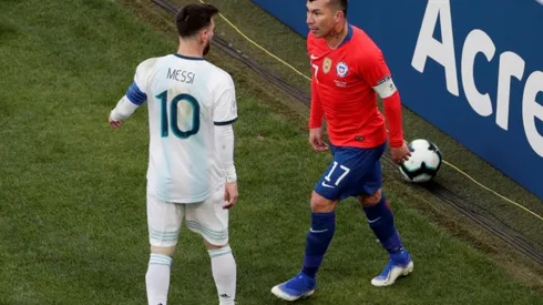 Lionel Messi y su enfrentamiento con Gary Medel