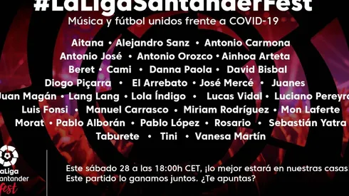 El deporte y la música se unen en un mega festival para combatir el covid-19.