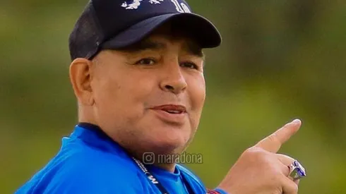 Maradona está respetando la cuarentena del covid-19.