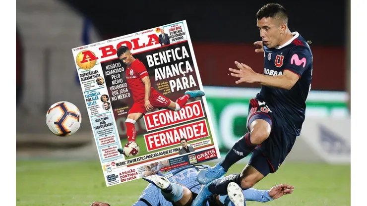 Fernández, portada en Portugual.