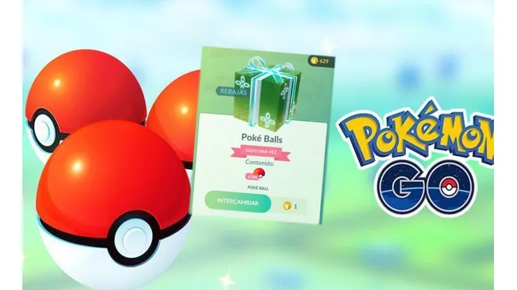 100 pokéballs por una moneda.