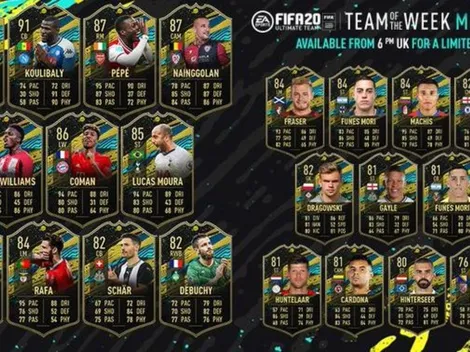De Bruyne lidera el equipo TOTW Moments de FIFA 20
