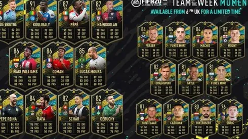 De Bruyne lidera el equipo TOTW Moments de FIFA 20