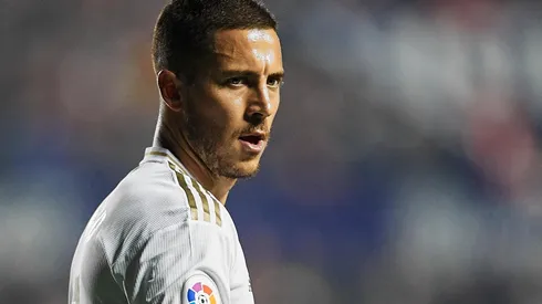 Eden Hazard con la camiseta del Real Madrid