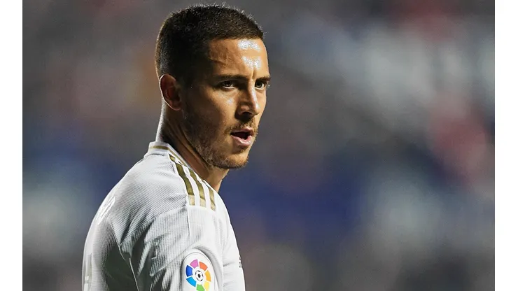 Eden Hazard con la camiseta del Real Madrid