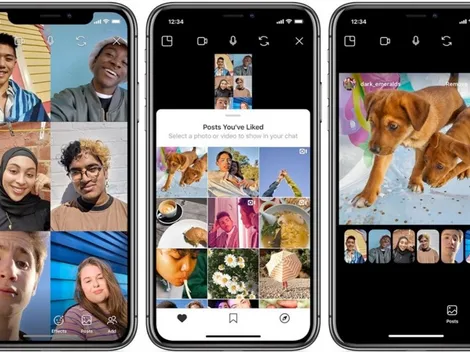 Instagram permite ahora compartir pantalla durante una videollamada