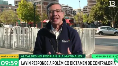 El alcalde tiene una participación periódica en matinales como panelista.