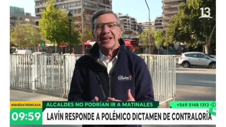 El alcalde tiene una participación periódica en matinales como panelista.