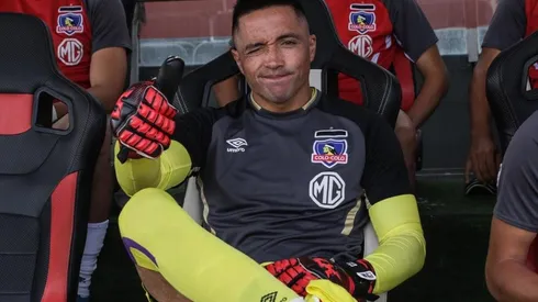 Miguel Pinto en su debut en Colo Colo