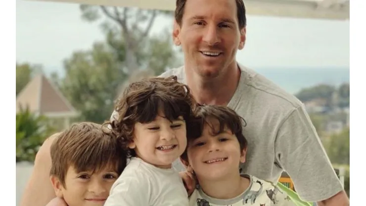 Así pasa la cuarentena Messi