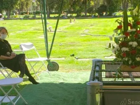 Cathy Barriga, la única acompañante en el funeral de segunda víctima de coronavirus