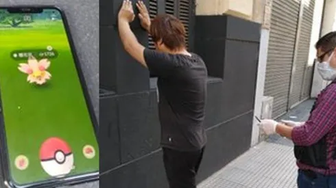 Video | Argentino es detenido por romper la cuarentena y salir a la calle a jugar Pókemon Go
