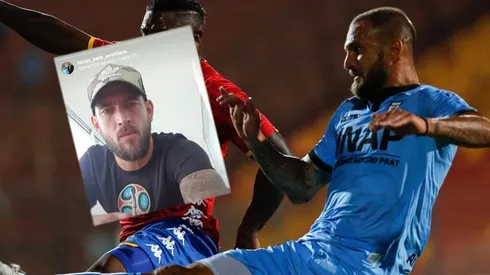 Aveldaño y su live en Instagram.