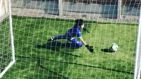 El pequeño Nathan Tobin se viralizó con este entrenamiento en cuarentena