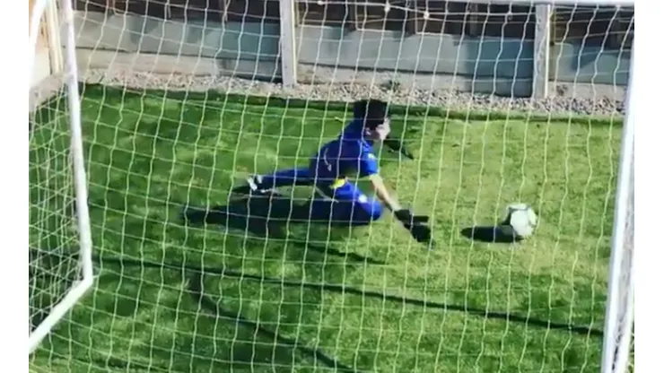El pequeño Nathan Tobin se viralizó con este entrenamiento en cuarentena