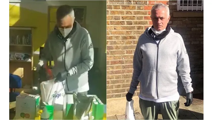 Mou sale a ayudar en la cuarentena.