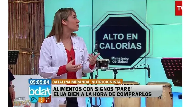 La nutricionista ha participado en espacios de televisión como también en el programa FOX FIT de Fox Sports, para todo el continente.