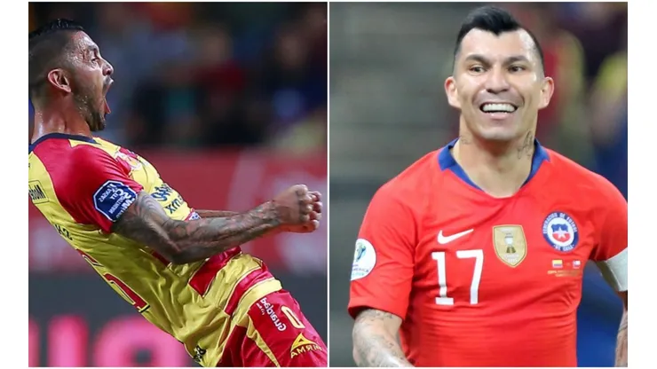 Rodrigo Millar le tiró la talla a Gary Medel y éste se mató de la risa.