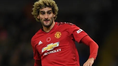Fellaini en el United, antes de fichar en China.