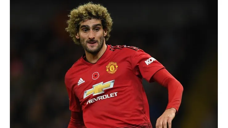 Fellaini en el United, antes de fichar en China.
