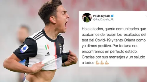 Paulo Dybala cuenta por Twitter de su estado