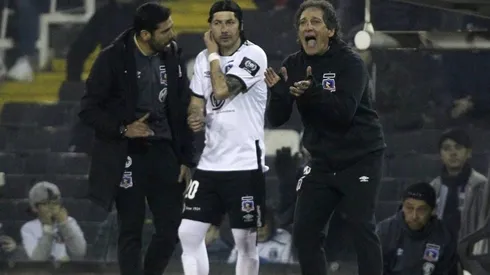 Mario Salas junto a Jaime Valdés cuando ambos coincidieron en Colo Colo