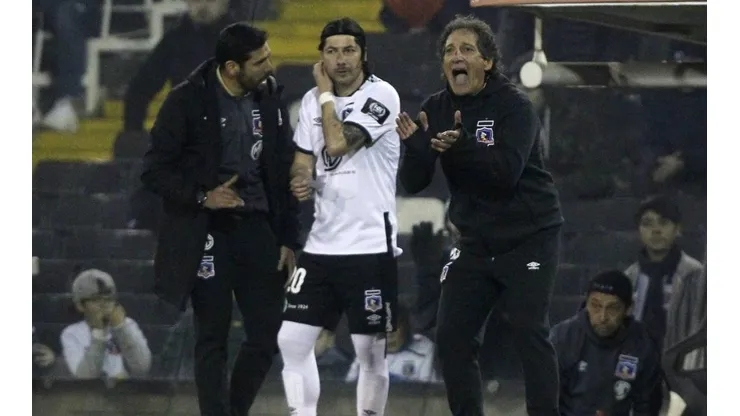Mario Salas junto a Jaime Valdés cuando ambos coincidieron en Colo Colo