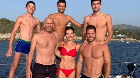 Zidane y su familia
