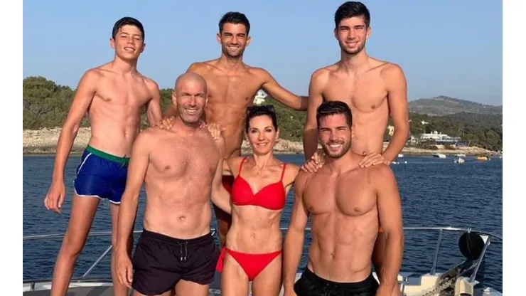 Zidane y su familia