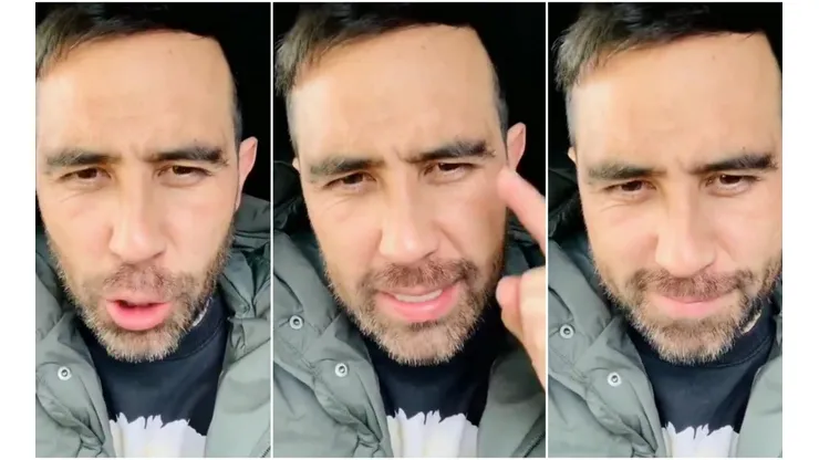 Claudio Bravo en su directo mensaje.
