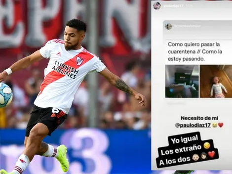 La pena de Paulo Díaz: Separado de su familia por la cuarentena argentina