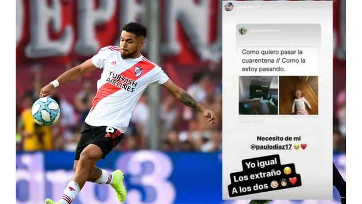 La pena de Paulo Díaz: Separado de su familia por la cuarentena argentina