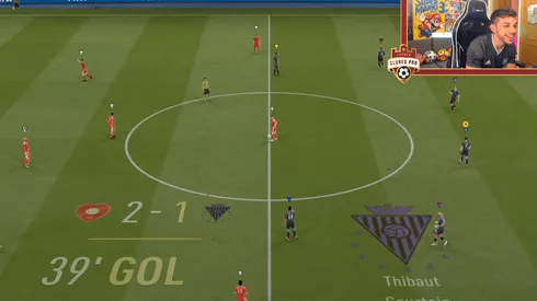 Courtois juega de delantero en FIFA 20 y hace un hattrick