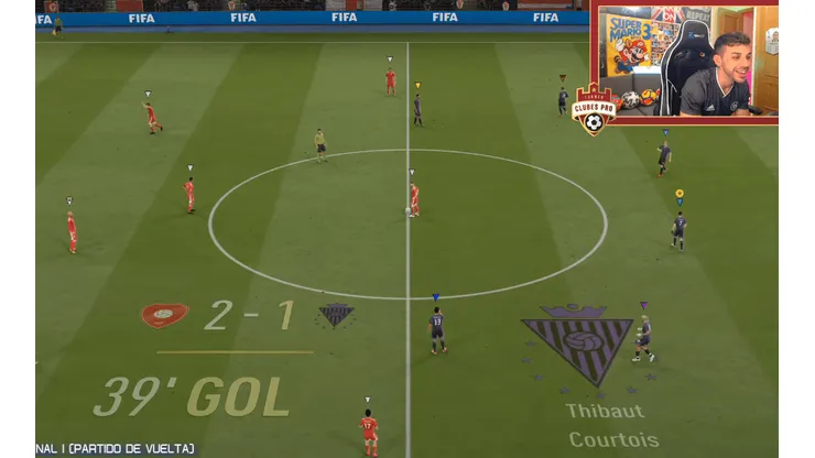 Courtois juega de delantero en FIFA 20 y hace un hattrick