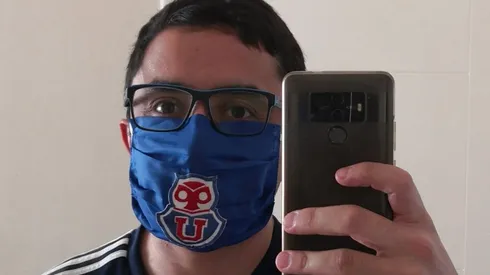 La protección del hincha azul contra el coronavirus.