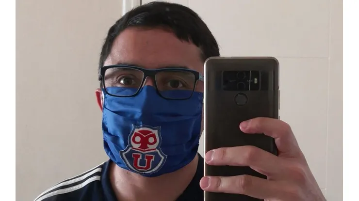 La protección del hincha azul contra el coronavirus.