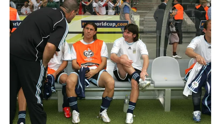 Messi no jugó con Alemania
