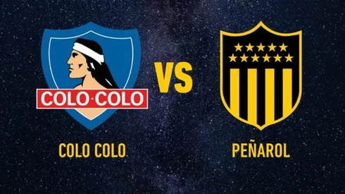 El inicio del juego entre Colo Colo y Peñarol.