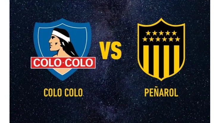 El inicio del juego entre Colo Colo y Peñarol.