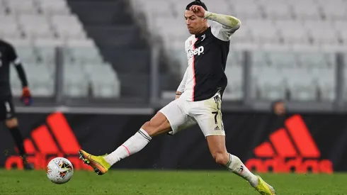 Cristiano Ronaldo con la Juventus ante el Inter a estadio vacío