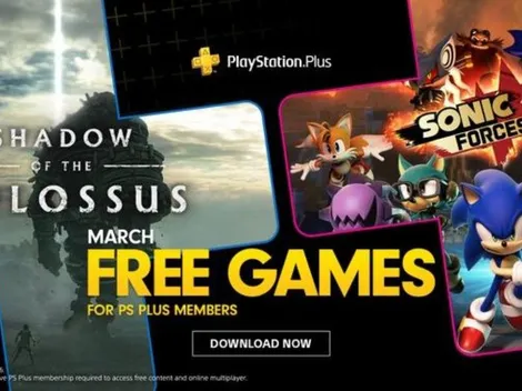 PS Plus: Shadow Of The Colossus y Sonic Forces son los juegos gratis de marzo