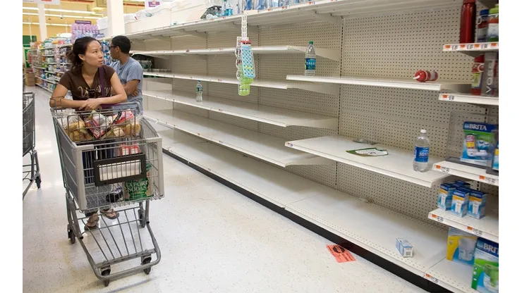 En el mundo varios supermercados han quedado desabastecidos.