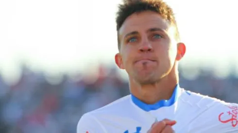 Buonanotte festeajando uno de sus goles con la UC