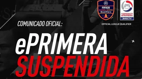 Suspendida la ePrimera de FIFA 20 a causa del coronavirus