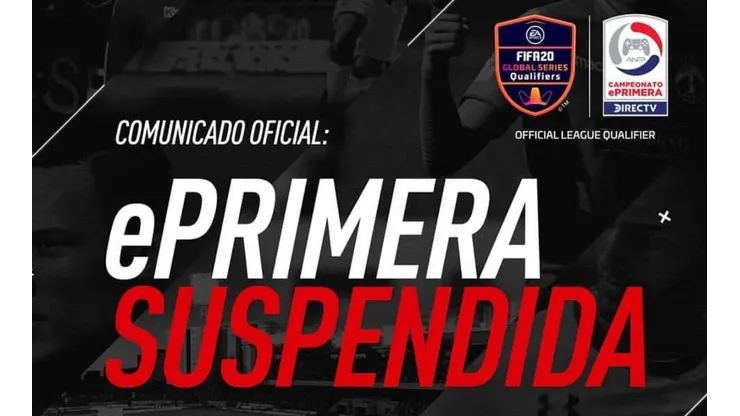 Suspendida la ePrimera de FIFA 20 a causa del coronavirus