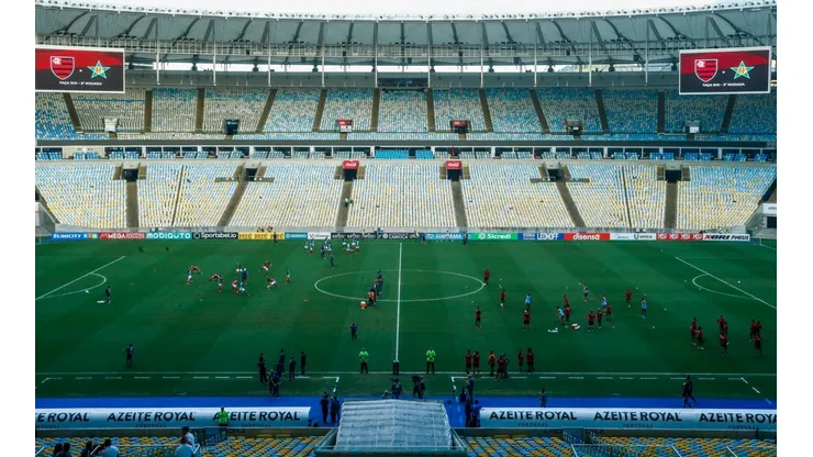 El Maracaná vacío para Flamengo vs. Portuguesa por el Carioca. Los estaduales, eso sí, se verán caso a caso.