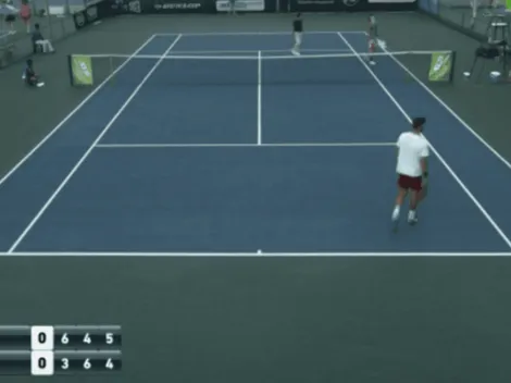 Partido de tenis se suspende en el último juego por coronavirus