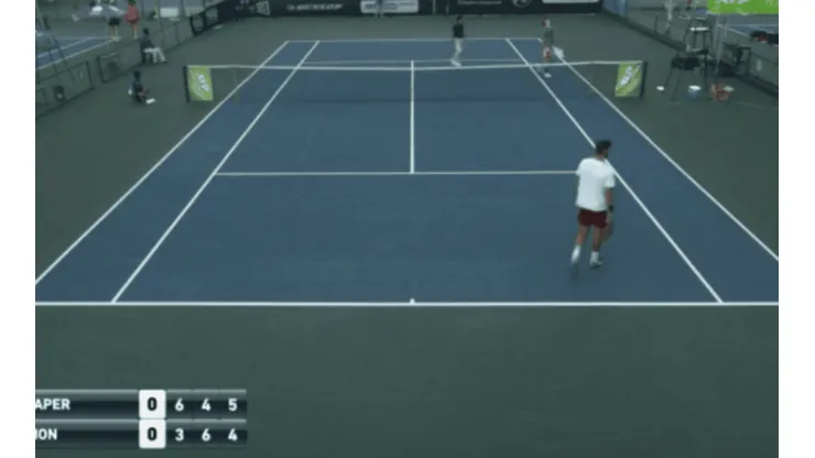 El partido estaba terminando